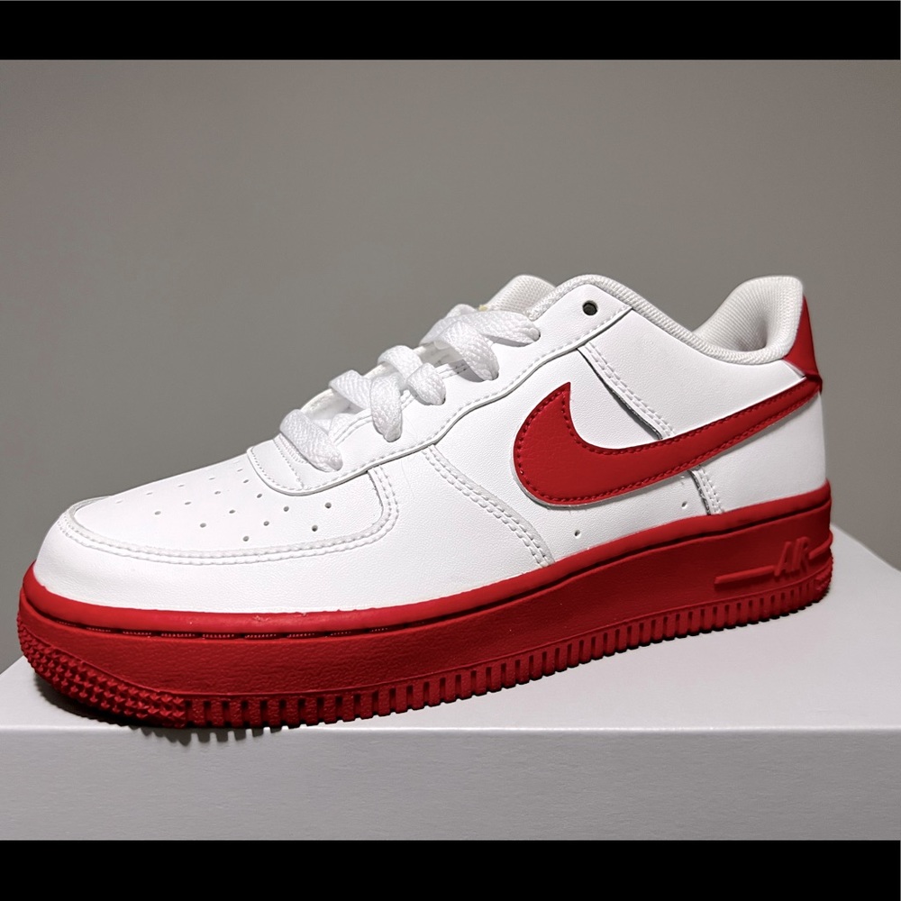 NIKE AF1 (GS) Red/White